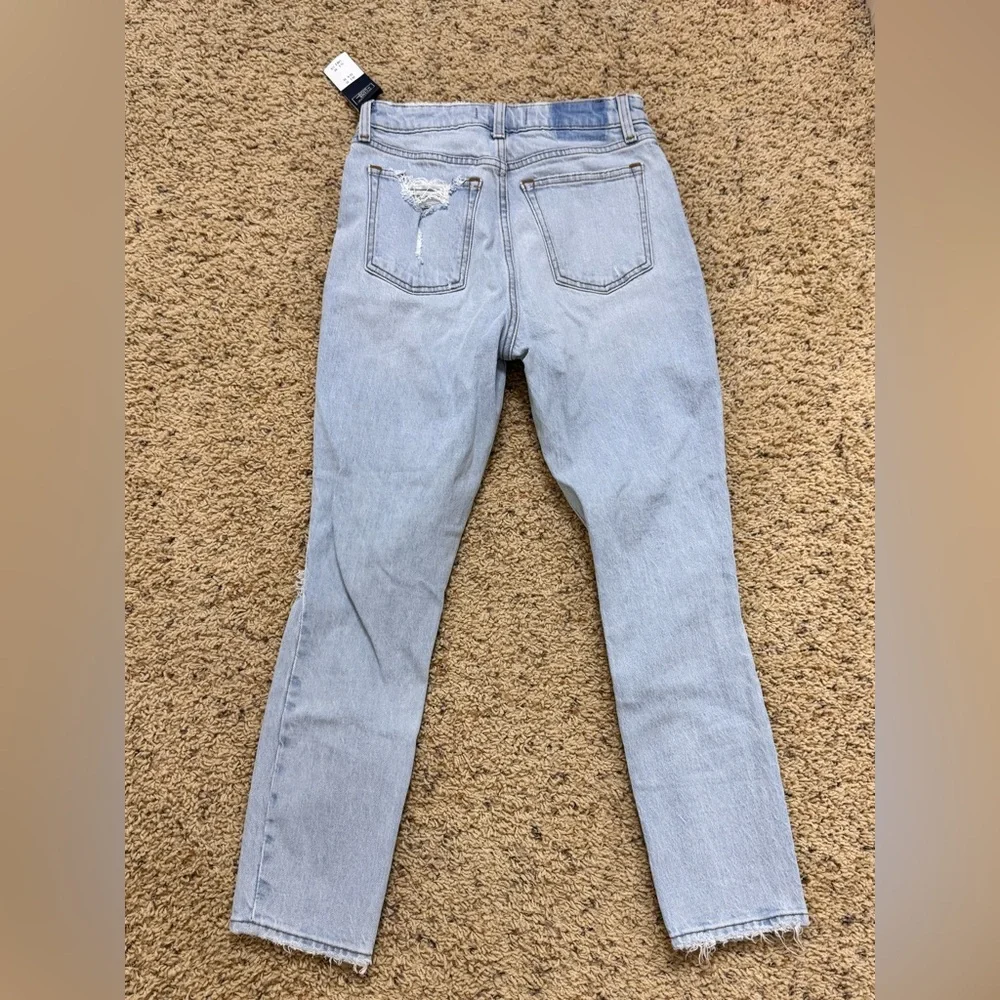 Abercrombie & Fitch Light Blue Ripped Skinny Jeans - Picture 2 of 3